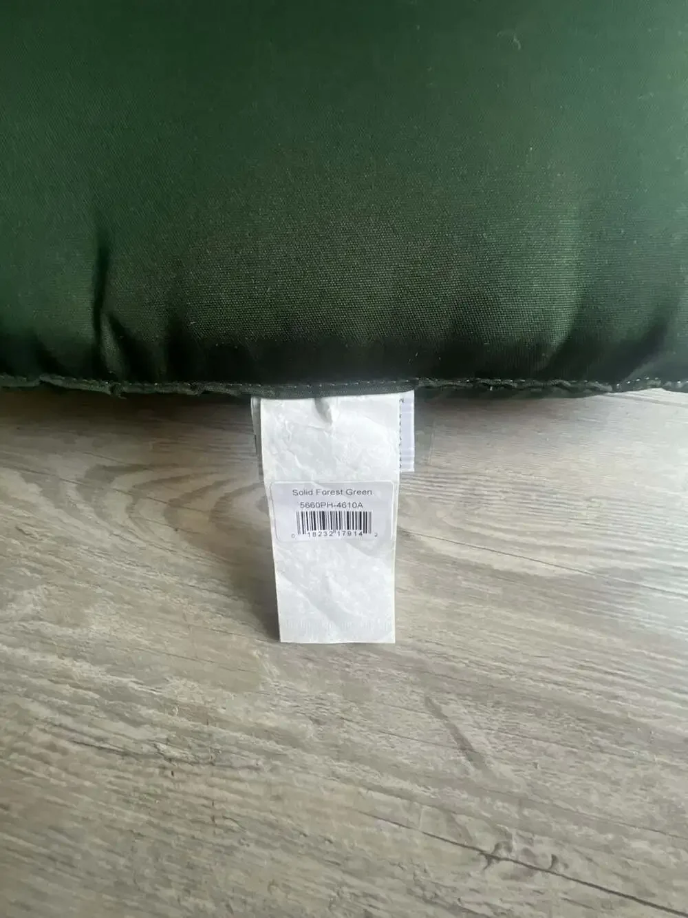 Plow & Hearth Solid Forest Green Outdoor Chair Cushion